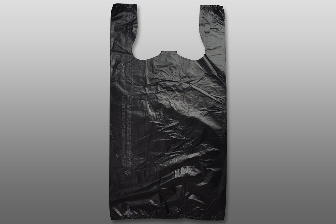 Black T-Shirt Bags - Universal Plasticct1926b6